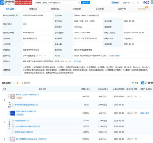 羅普特與浪潮集團攜手成立計算機公司，專注數據處理與存儲支持服務